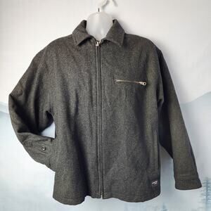 Vintage Abercrombie & Fitch Wool Blend Collared Jacket | Men's Medium